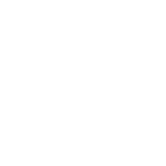 paw heart icon - white